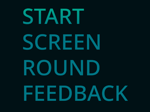 Feedback - Start Screen Round