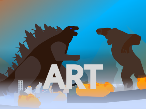 Godzilla VS Kong   #Art