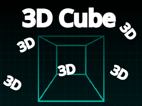 3D Cube #pen #art #3D #4D #5D #games