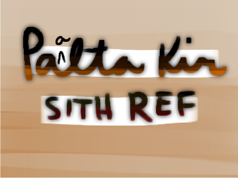 SW character ref || Paalta Kir