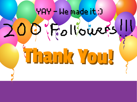 200 Followers!!!