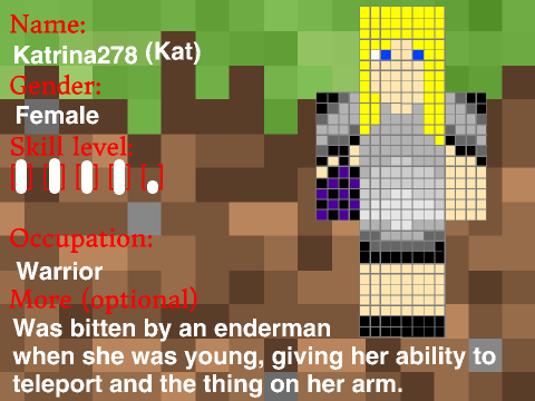 Minecraftia RPG - Katrina278