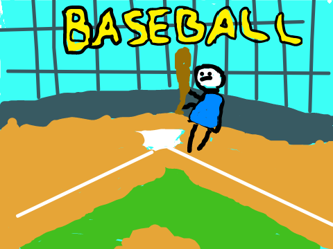 Doodle Plays Baseball