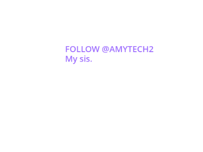 Follow Amytech!