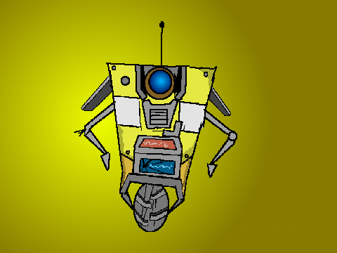 Borderlands Art ClapTrap