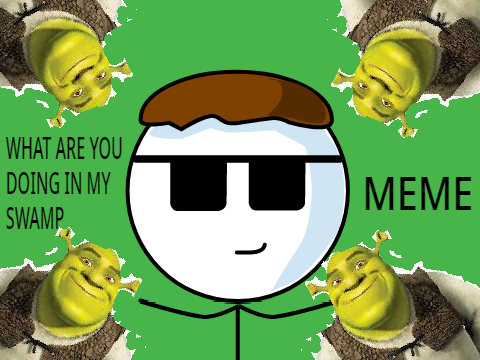 WHAT ARE YOU DOING IN MY SWAMP! - Meme