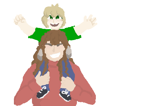 I have a love hate relationship with lineless art
