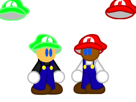 Mario and luigi's hat