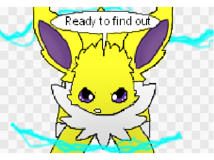 Jolteon Oc about to fight