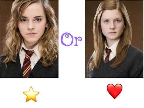 Harry Potter vote: Hermione or Ginny?