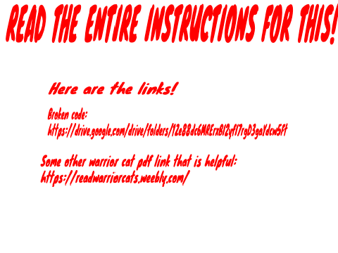 Warrior Pdfs!