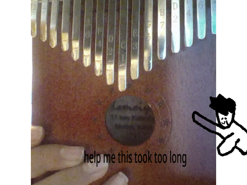 Hagstom on my kalimba