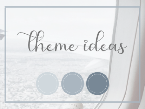 ✈┊aesthetic theme ideas