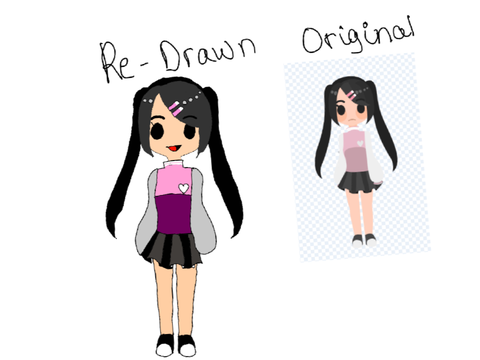 Re-drawing berricake’s OC