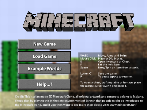 Paper Minecraft v11.5 (Minecraft 2D) remix