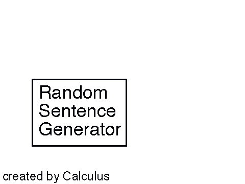 Random Sentence Generator