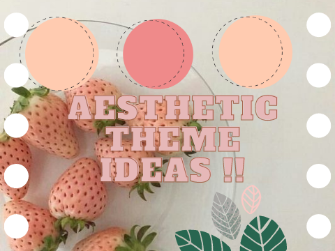 aesthetic theme ideas || pqstries