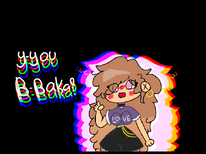 "y-you B-Baka!!" Art piece 