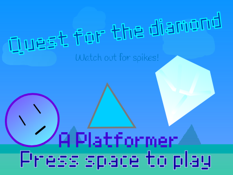 Quest for the diamond - Platform game #games #all #art
