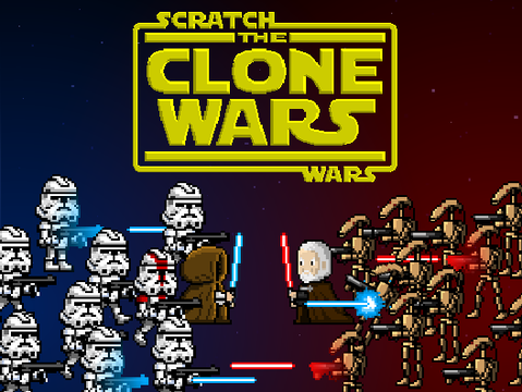 SCRATCH WARS THE CLONE WARS 