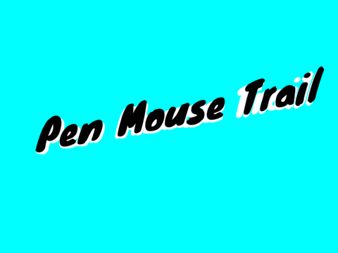 Pen mouse trail