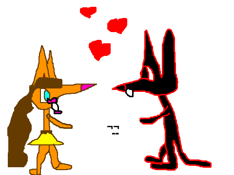 Two Foxes In Love