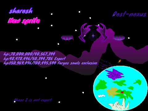 Terraria:Chaos unleashed mod sprites- refined