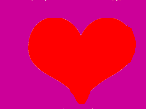 this how a heart face is born