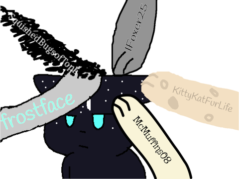 remix yourself giving moonpaw a pat pat  remix remix