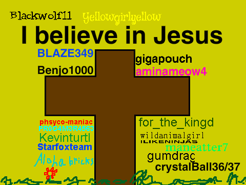 Sign Your Username If You Believe In Jesus remix remix remix