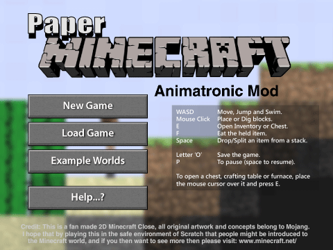 Paper Minecraft v11.3 (Minecraft 2D) remix