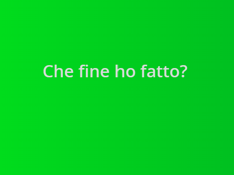 Sono TORNATO