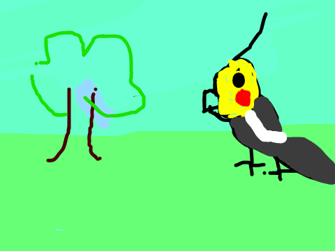 Drawing Contest [OPENED]cokatiel standing 