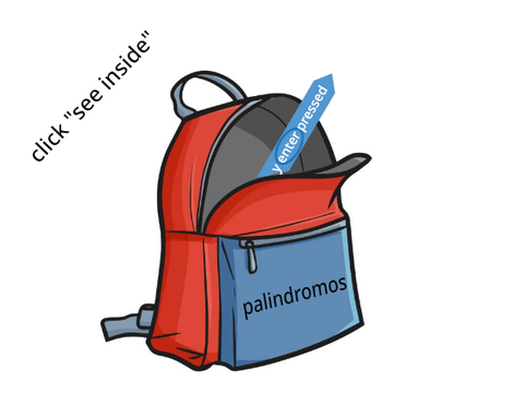 Palindromos backpack 