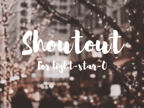 ✦ Shoutout ✦