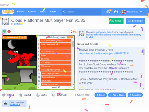 I Finished Griffpatch's Multiplayer!!!