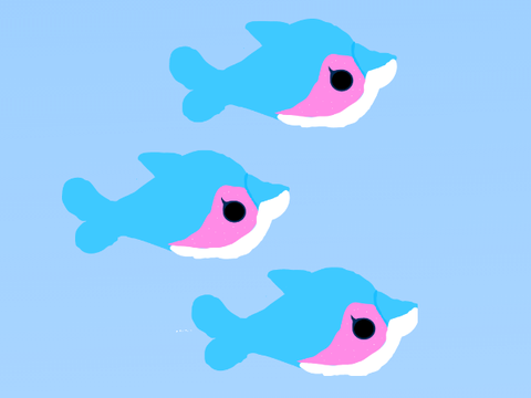 Cute dolphin