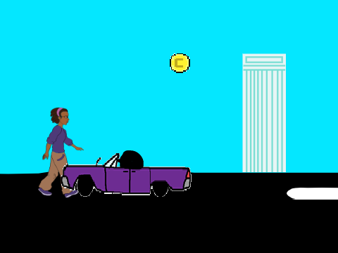 city run (pixelated)