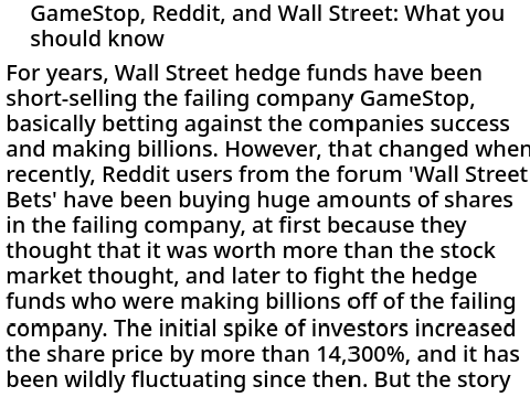 GameStop, Reddit, and Wall Street: What you should know