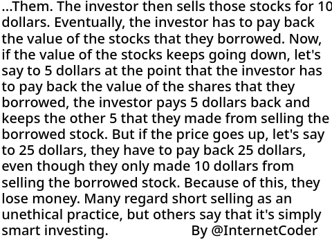 Short Selling: How does it work, and what is it?