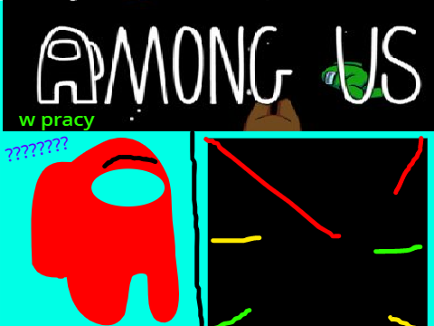 Among us w pracy