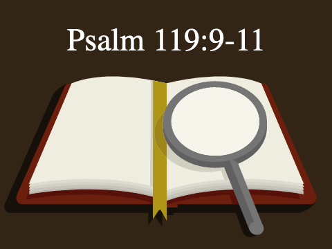 Psalm 119:9-11 (Vector Art)