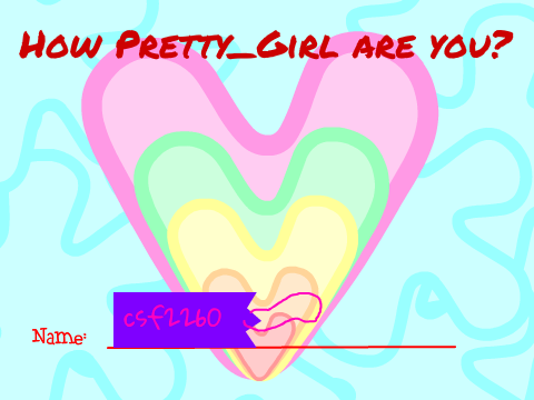 How ❤Pretty_Girl❤ are YOU? (•‿•) remix
