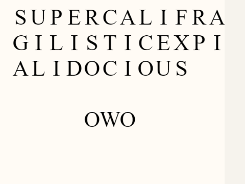 Typewriter - English [Serif]