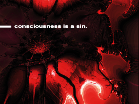 consciousness is a sin.