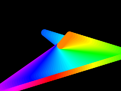 rainbow lines