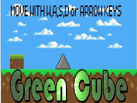 Green Cube A PlatFormer