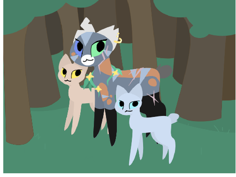 Some of my weird cat creator creations :3