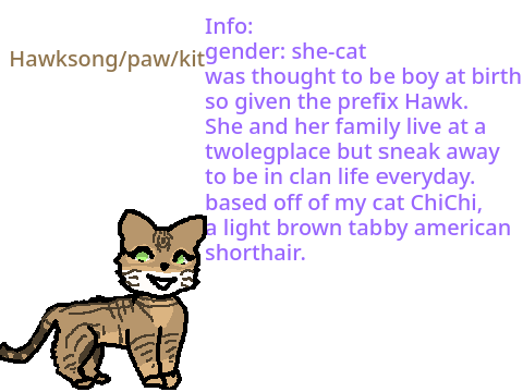 Tundraclan cameos entry: Hawksong