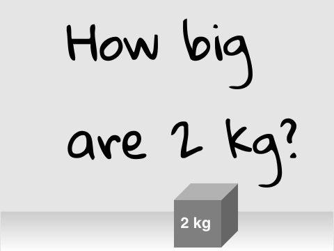 How big are 2 kg?